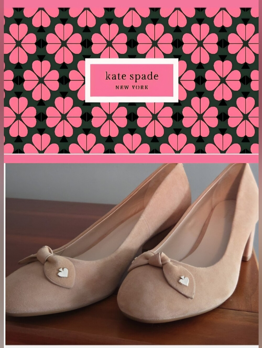 kate spade Blush Suede Heels